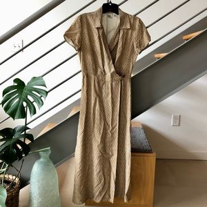 Vintage Gap Rayon Wrap Dress